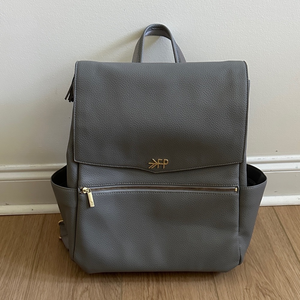 Freshly Picked Gray Baby Bag